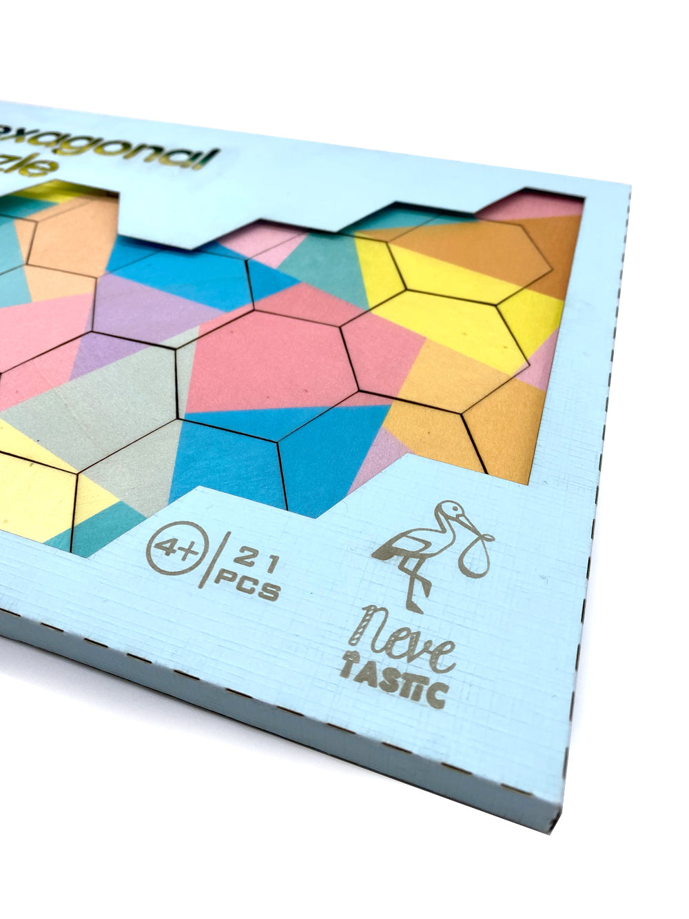 
                  
                    Montessori Spielzeug sechseckiges Holz Puzzle
                  
                