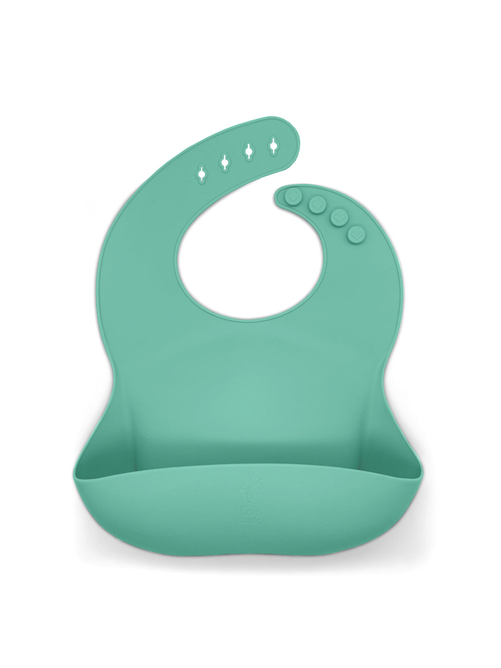 
                  
                    Süßes Baby Lätzchen aus Silikon (BPA-frei), Auffangschale
                  
                